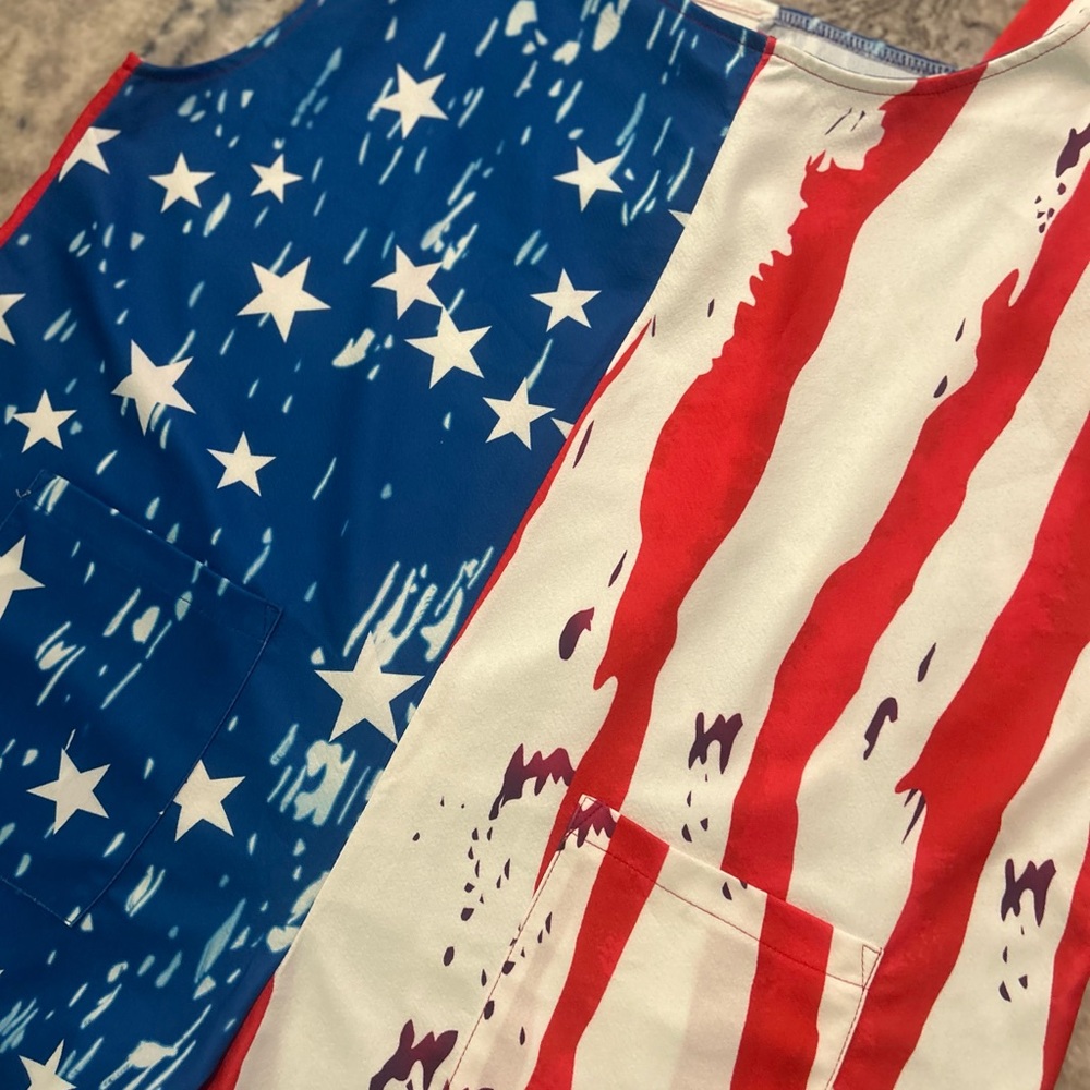 Patriotic Star and Stripe Romper - Picture 4 of 11